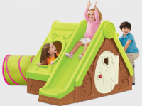 Игровой детский домик с горкой Funtivity, размер 240*174*104 см Игровой детский домик с горкой Funtivity, размер 240*174*104 см