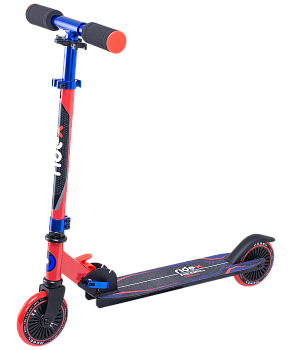 Самокат 2-колесный Rebel 125 мм, красный/синий Самокат 2-колесный Rebel 125 мм, красный/синий