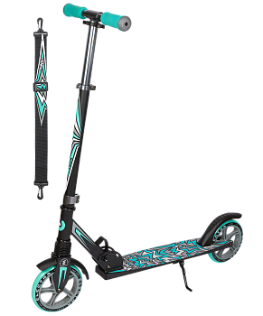 Самокат 2-колесный Electra 180 мм, серый/мятный Самокат 2-колесный Electra 180 мм, серый/мятный