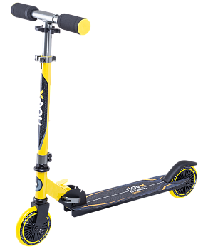 Самокат 2-колесный Rebel 125 мм, желтый/серый Самокат 2-колесный Rebel 125 мм, желтый/серый