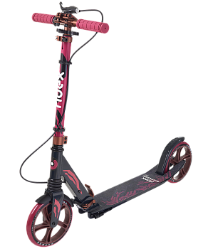 Самокат 2-колесный Expose 200 мм, колодочный тормоз, бордовый/черный Самокат 2-колесный Expose 200 мм, колодочный тормоз, бордовый/черный