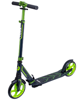 Самокат 2-колесный Phenom 200 мм, зеленый Самокат 2-колесный Phenom 200 мм, зеленый
