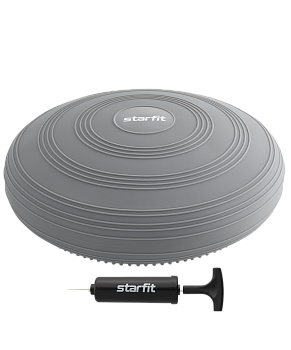 БЕЗ УПАКОВКИ Диск балансировочный BP-105, с насосом, массажный, серый